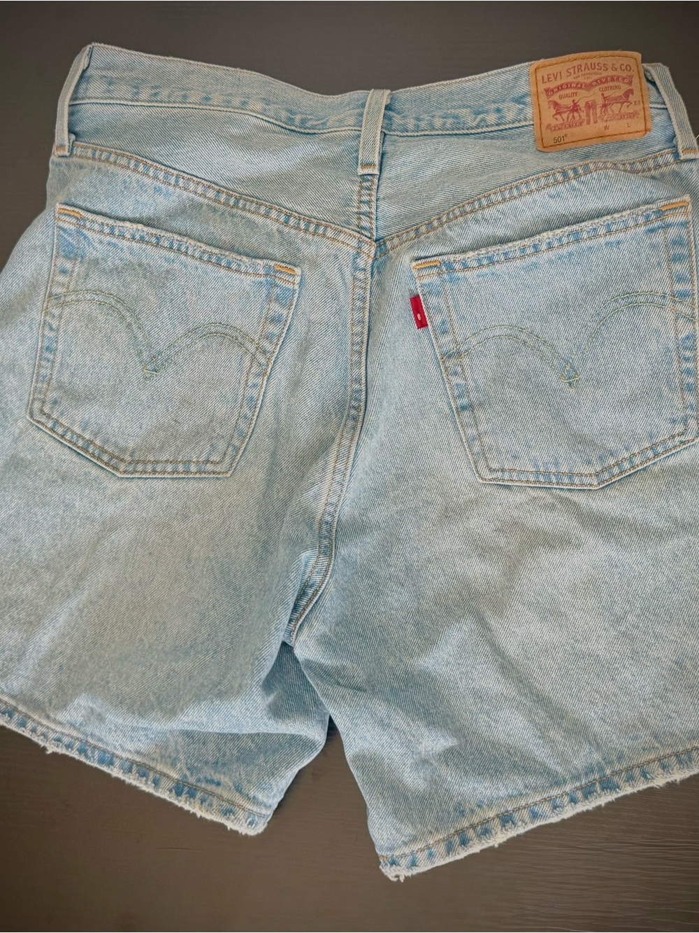 Vintage Levi's 501 Light Blue Jorts🐝 - Picture 2 of 3